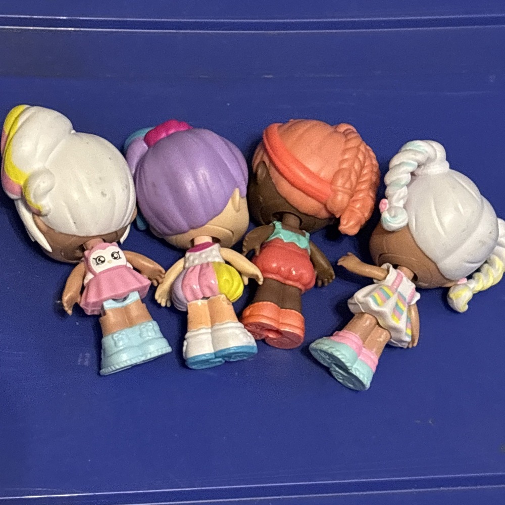 Kindi Kids Minis Bobble Head Rainbow Kate Doll Summer Peaches Marsha Mellow Lot - Picture 5 of 5